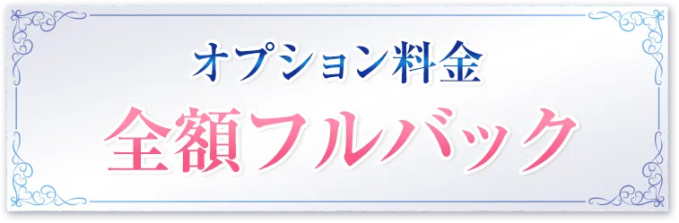 オプション料金全額フルバック